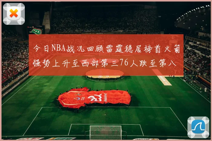 今日NBA战况回顾雷霆稳居榜首火箭强势上升至西部第三76人跌至第八位